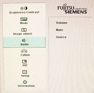 Fujitsu Siemens Q26w 1 Monitor Q26w1 Osd Audio