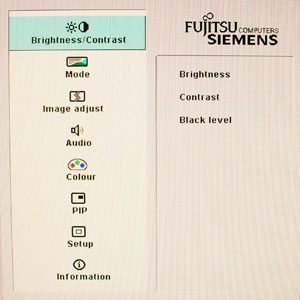 Fujitsu Siemens Q26w 1 Monitor Q26w1 Osd Brightness