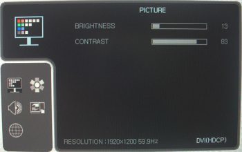 Hyundai W241d Monitor Hyundai W241d Osd Pic