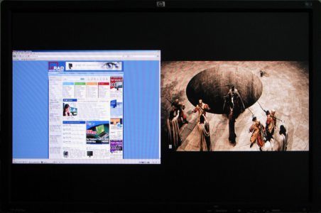 Hp Lp2475w Monitor Hp Lp2475w Pip Side By Side Pop