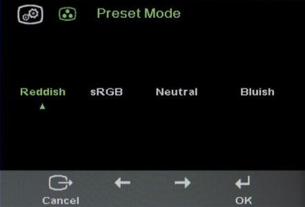Lenovo L2440p Monitor Osd Image Properties Preset Mode