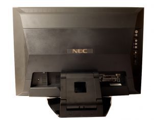 Nec Multisync 24wmgx3 Monitor Nec 24wmgx3 Ansicht Hinten Unten
