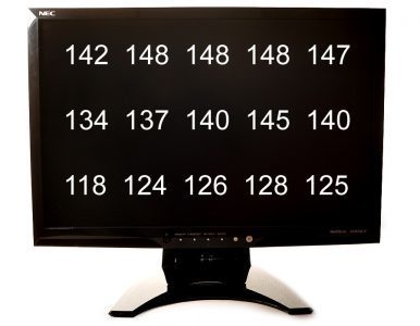 Nec Multisync 24wmgx3 Monitor Nec 24wmgx3 Helligkeitsverteilung