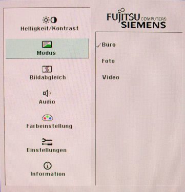 Fujitsu Siemens P26w 5 Eco Monitor P26w 5 Osd Modus Thumbnail