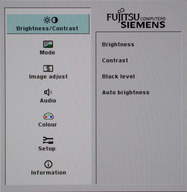 Fujitsu Siemens P24w 5 Eco Monitor Fsc P24w5 Osd1