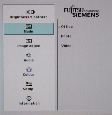 Fujitsu Siemens P24w 5 Eco Monitor Fsc P24w5 Osd2