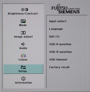 Fujitsu Siemens P24w 5 Eco Monitor Fsc P24w5 Osd6