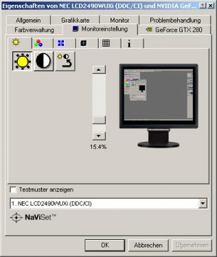 Nec Lcd2490wuxi Bk Monitor Nec 2490 Navi2
