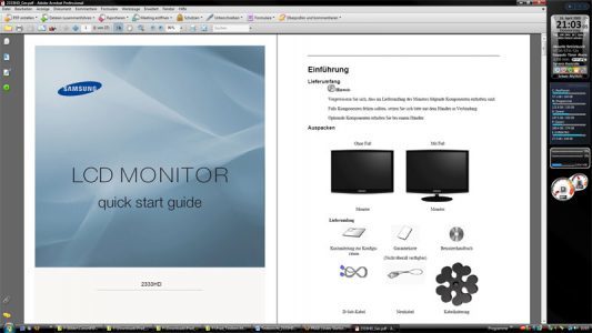 Samsung 2333hd Monitor 2333HD Anwendung01