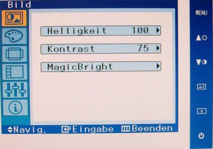 Samsung 2233rz Monitor Samsung 2233rz Osd Bild Thumbnail