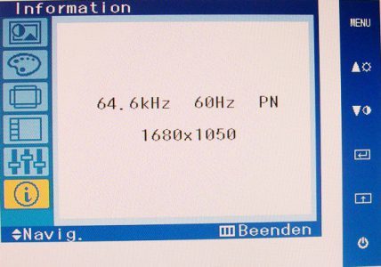 Samsung 2233rz Monitor Samsung 2233rz Osd Information Thumbnail