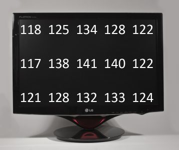 Lg Flatron W2286l Monitor Lg W2286l Helligkeitsverteilung
