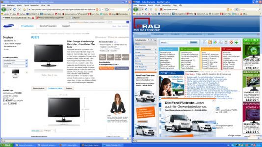 Samsung P2370 Monitor Samsung P2370 Anwendungen1 Thumbnail