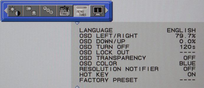 Nec Lcd2690wuxi2 Bk Monitor Nec 2690 Osd5