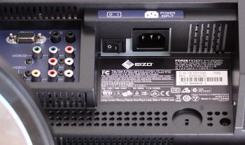 Eizo Foris Fx2431 Bk Monitor Anschluesse Strom