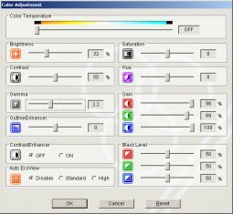 Eizo Foris Fx2431 Bk Monitor Screenmanager Color Adjustment
