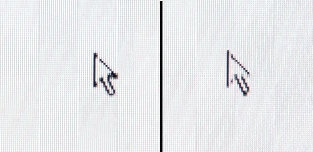 Eizo Foris Fx2431 Bk Monitor Video Pc Zerrissener Cursor