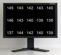Eizo Cg243w Monitor Eizo Cg243w Ausleuchtung