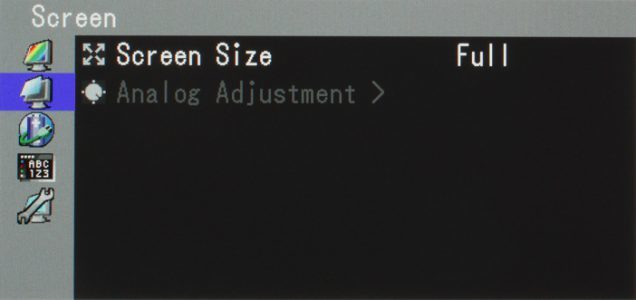 Eizo Cg243w Monitor Eizo Cg243w Menue3