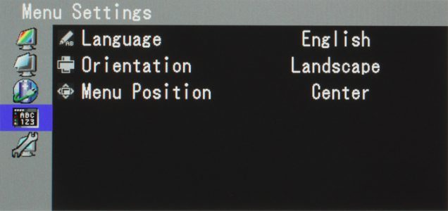 Eizo Cg243w Monitor Eizo Cg243w Menue5