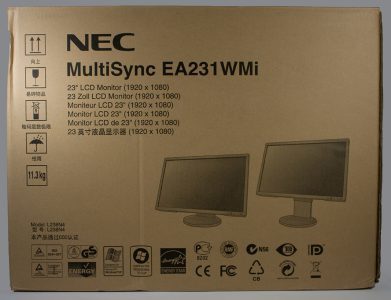 Nec Ea231wmi Bk Monitor Nec Ea231wmi Karton