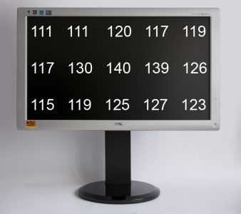 Aoc 2436pwa Monitor Aoc 2436pwa Helligkeitsverteilung