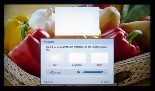 Lg 42lh5000 Fernseher 42lh5000 Menue Bildassistent Weisswert