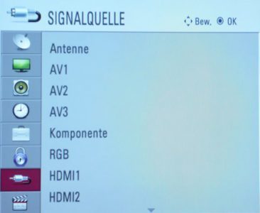 Lg 42lh5000 Fernseher 42lh5000 Menue Signalquelle