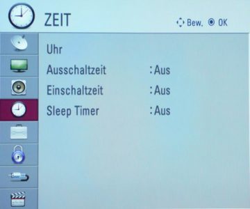 Lg 42lh5000 Fernseher 42lh5000 Menue Zeit