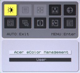 Acer T230hbmid Monitor Acer T230h Osd User