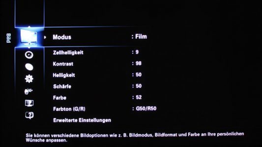 Fernseher PS50B859 Osd01