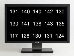 Dell U2711 Monitor Ausleuchtung