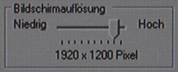Dell U2711 Monitor Scaling 1200