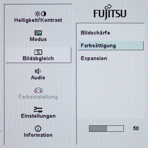 Fujitsu P22w 5 Eco Ips Monitor P22W 5 Osd03