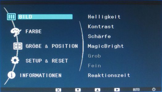 Samsung P2250 Monitor Osd