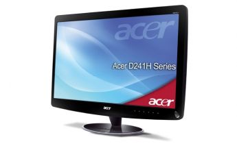 Acer D241H: Multifunktionales 24 Zoll-LCD mit Full HD-Auflösung