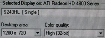 Acer S243hlbmii Monitor Text 720p