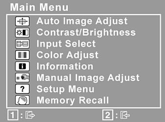 Viewsonic Vp2365wb Monitor Osd Main