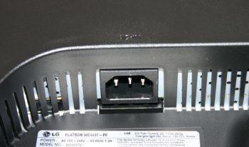 Lg Flatron W2443t Monitor Anschluesse Links
