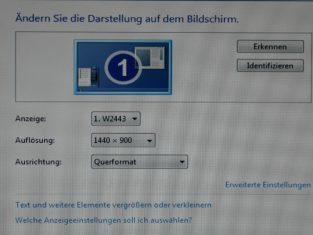 Lg Flatron W2443t Monitor Inter 1440 900