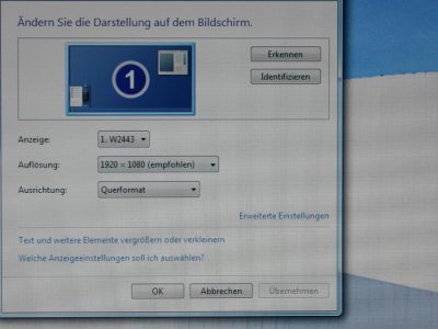 Lg Flatron W2443t Monitor Inter 1920 1080