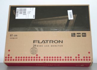 Lg Flatron W2443t Monitor Verpackung Zu
