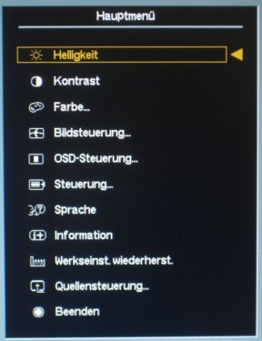 Hp Compaq La2205wg Monitor Hauptmenu