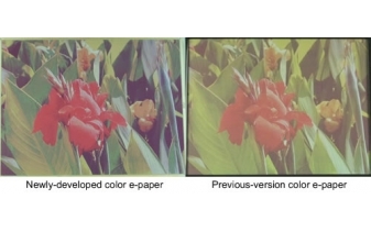 Fujitsu zeigt farbiges ePaper