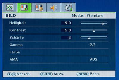 Benq M2700hd Monitor Benq M2700hd Osd
