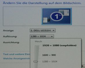 Dell U2311h Monitor Interpol 1280