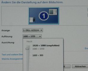 Dell U2311h Monitor Interpol 1650