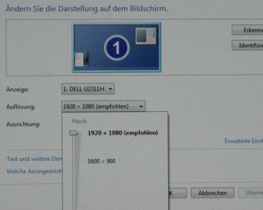 Dell U2311h Monitor Interpol Nativ