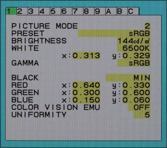 Nec Pa271w Bk Monitor Osd8