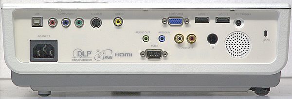 Benq W1000 2 Beamer Hinten